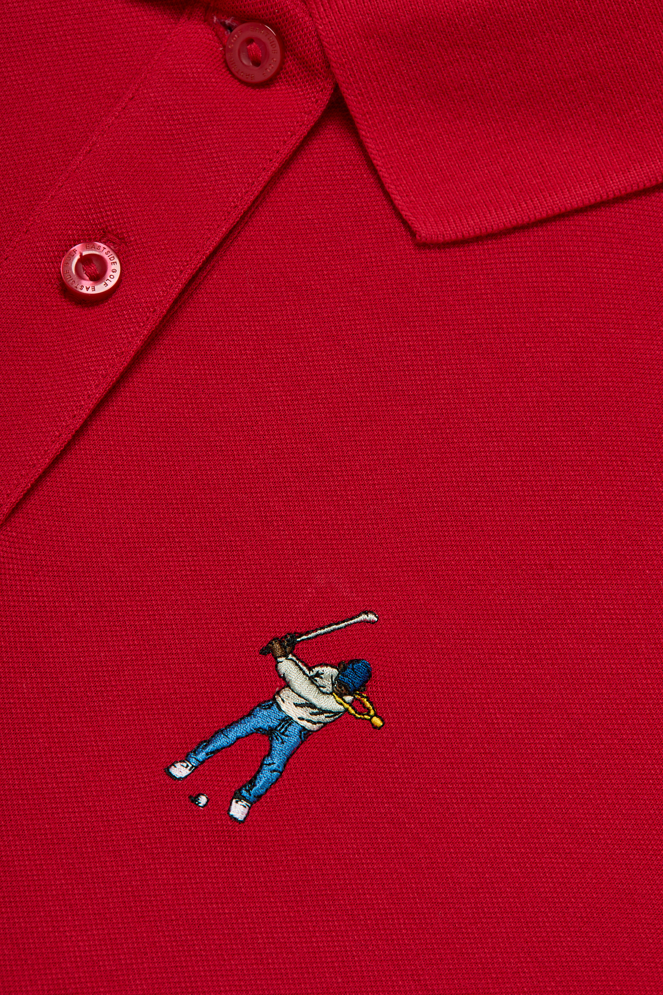 Jalapeno Red Eastside Golf Womens Classic Pique Polo
