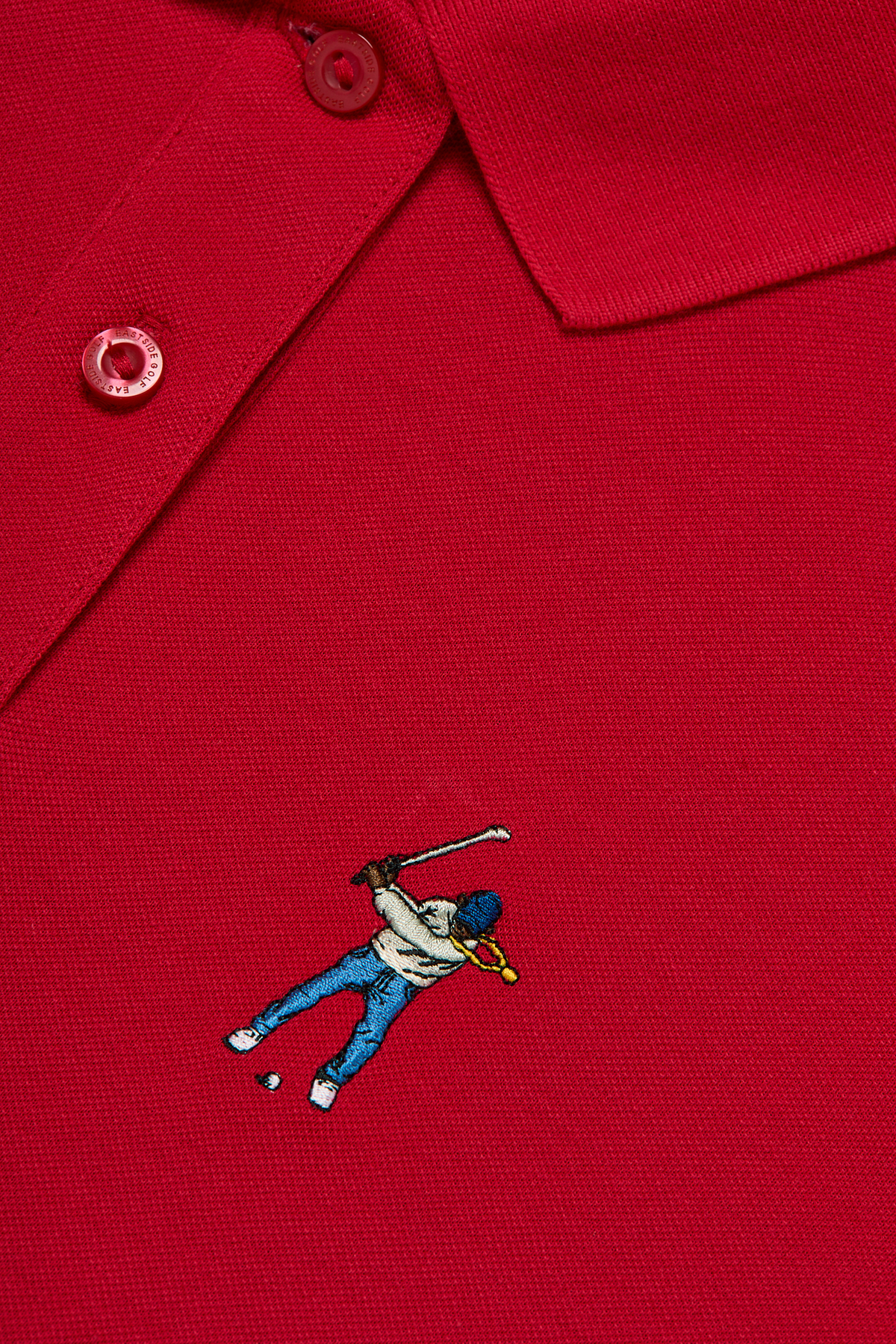 Jalapeno Red Eastside Golf Womens Classic Pique Polo