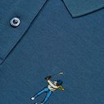 Vintage Indigo Eastside Golf Womens Classic Pique Polo