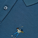 Vintage Indigo Eastside Golf Womens Classic Pique Polo