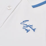 Bright White Eastside Golf Womens Pique Halter Polo