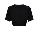 Black Eastside Golf Womens Oversized Cropped Tee