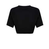 Black Eastside Golf Womens Oversized Cropped Tee