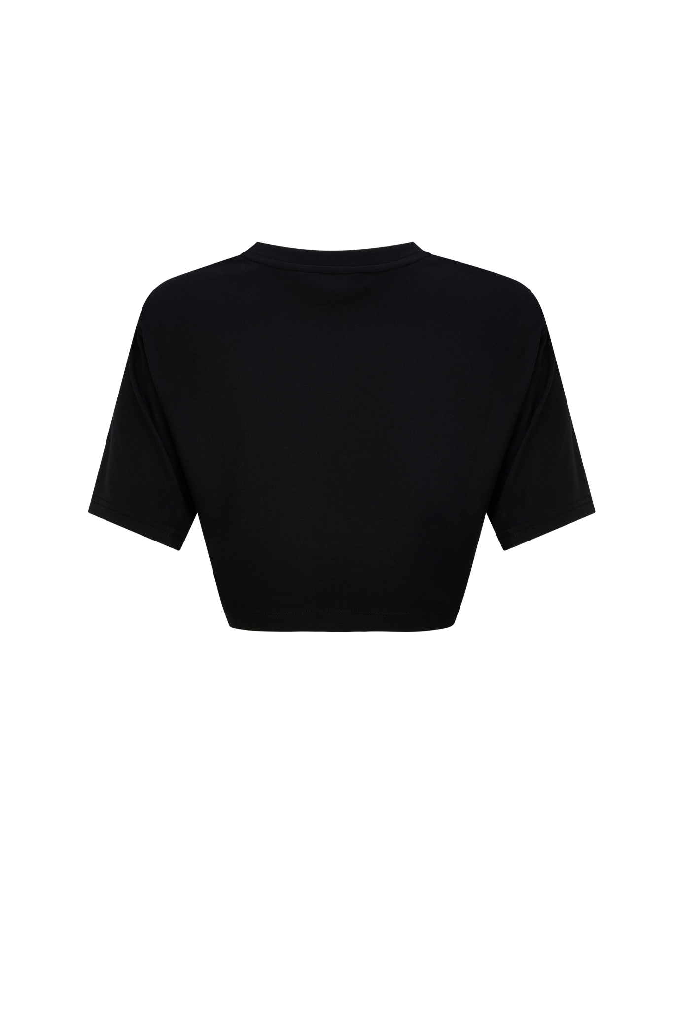 Black Eastside Golf Womens Oversized Cropped Tee