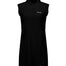 Black Eastside Golf Womens Sleeveless Polo Slit Dress