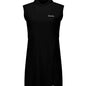 Black Eastside Golf Womens Sleeveless Polo Slit Dress