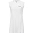 Bright White Eastside Golf Womens Sleeveless Polo Skit Dress