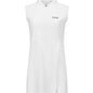 Bright White Eastside Golf Womens Sleeveless Polo Skit Dress