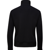 Black Eastside Golf Womens Tech Fleece Knit Collar Jacket