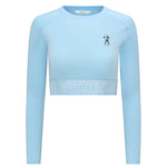 Clear Sky Eastside Golf Womens L/S Banded Cropped Tee