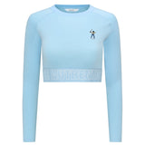 Clear Sky Eastside Golf Womens L/S Banded Cropped Tee