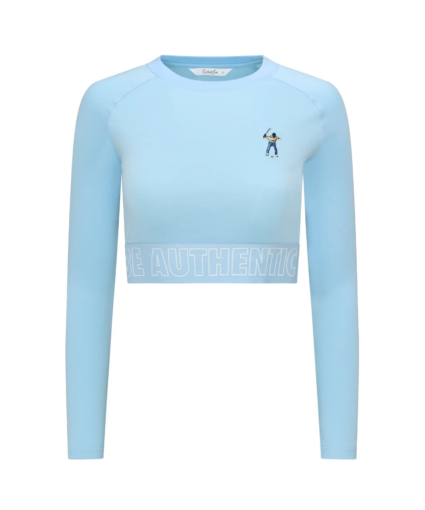 Clear Sky Eastside Golf Womens L/S Banded Cropped Tee