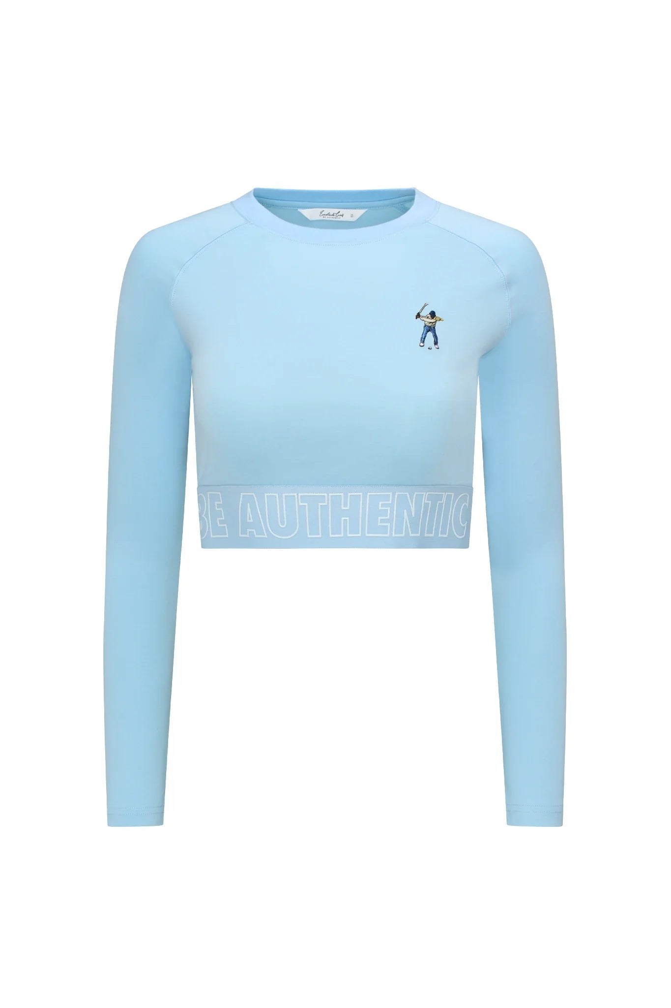 Clear Sky Eastside Golf Womens L/S Banded Cropped Tee