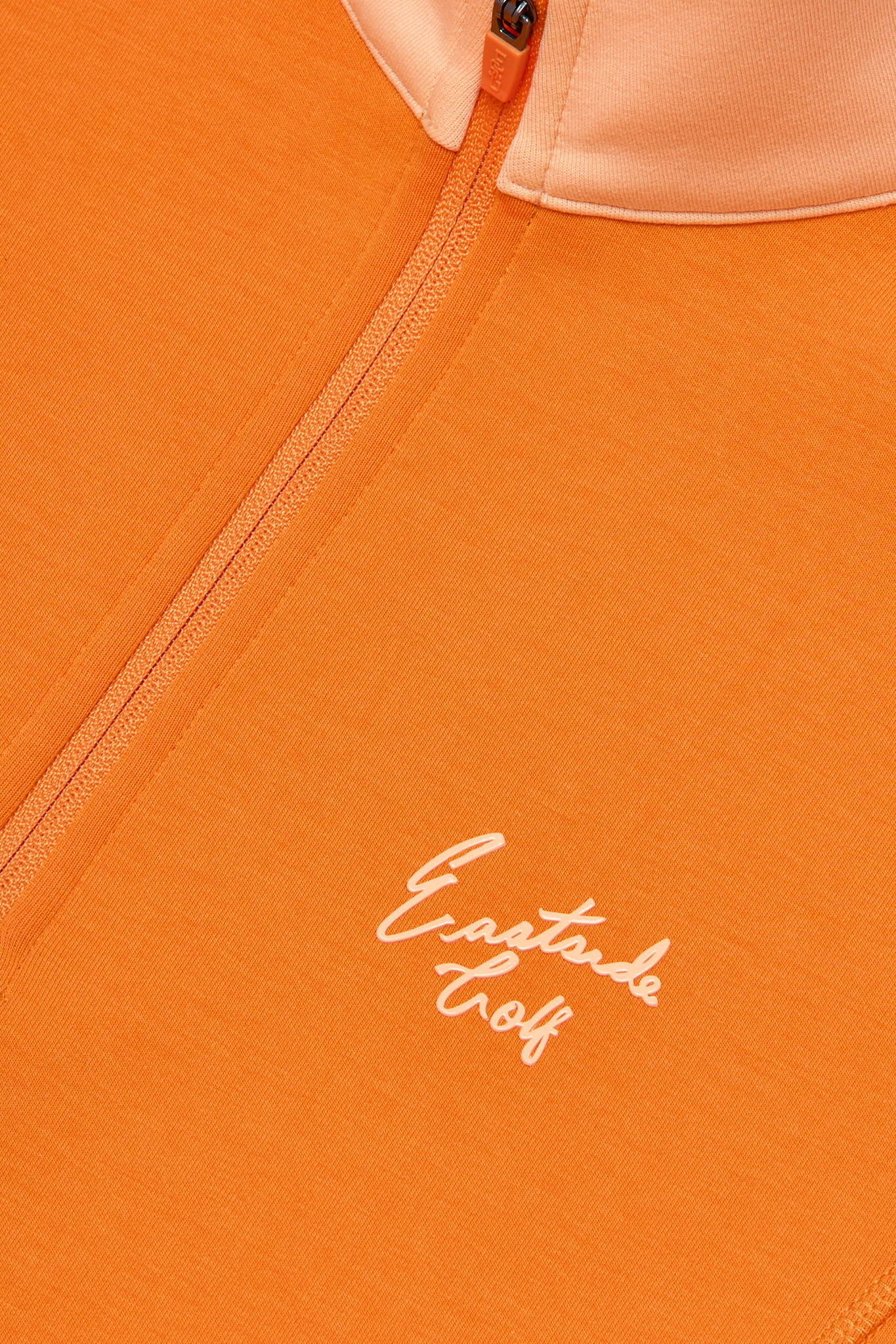 Orange Peel/Cantalope Eastside Golf Womens Tech Fleece Quarter Zip