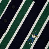 Prime Green/Midnight Navy Polo Sweater