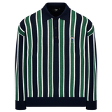 Prime Green/Midnight Navy Polo Sweater