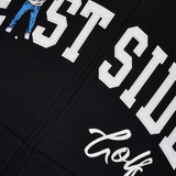 Black Eastside A Full Zip Hoodie