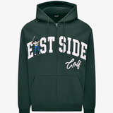 DK Forest Green Eastside A Full Zip Hoodie