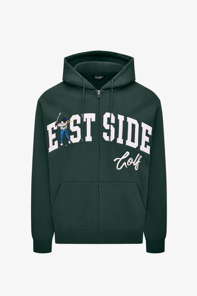 DK Forest Green Eastside A Full Zip Hoodie
