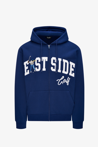 Navy Eastside A Full Zip Hoodie