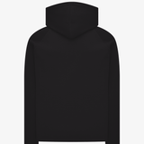Black Eastside A Brushed Back Pique Hoodie