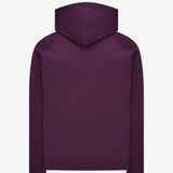 Blackberry Wine Eastside A Brushed Back Pique Hoodie