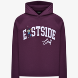 Blackberry Wine Eastside A Brushed Back Pique Hoodie