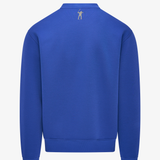 Electric Blue Fairway Knit Crew