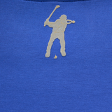Electric Blue Fairway Knit Crew