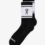 Retro Striped Calf Sock