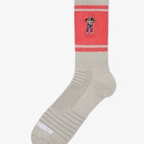 Retro Striped Calf Sock