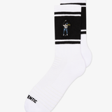 Retro Striped Calf Sock