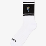 Retro Striped Calf Sock