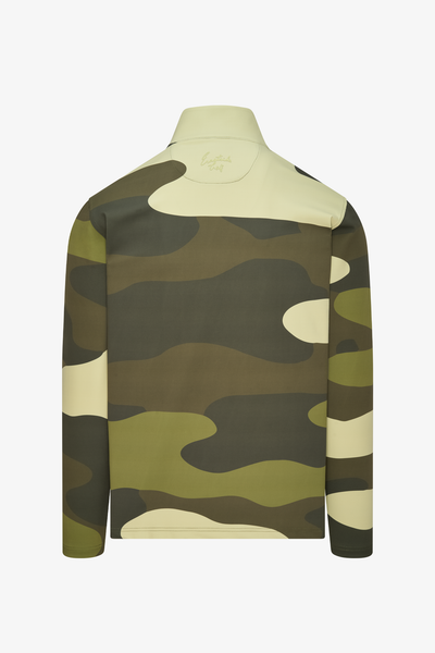 Surplus Green Signature 1/4 Zip - Camo Print