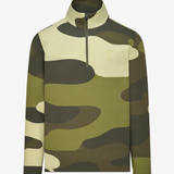 Surplus Green Signature 1/4 Zip - Camo Print