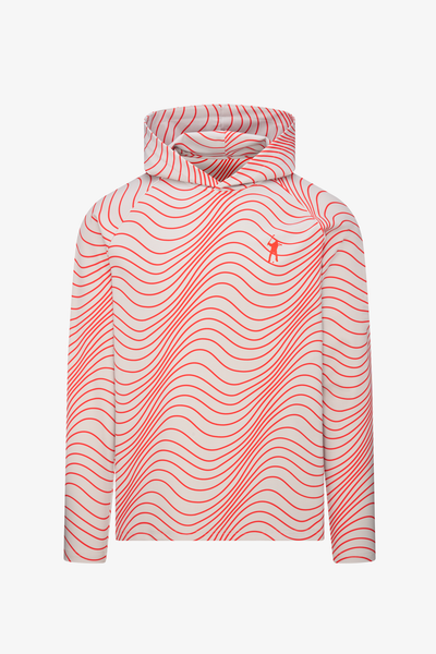 Pumice/Lava Siganture Hoodie - Wave Stripe