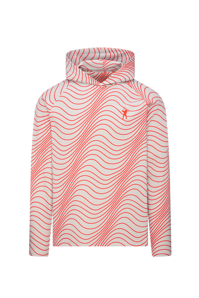 Pumice/Lava Siganture Hoodie - Wave Stripe