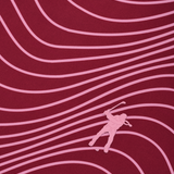 Cranberry Signature Hoodie - Wave Print