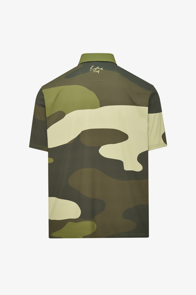 Surplus Green Signature Polos - Camo Print
