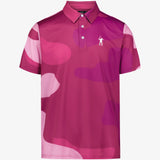 Fuschia Signature Polo - Signature Camo