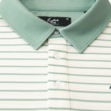 Jetstream/Sage Signature Polo - Top Stripe