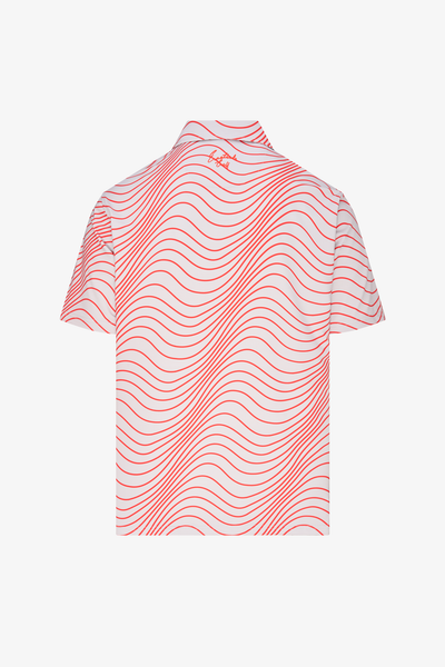 Pumice/Lava Signature Polos - Wave Stripe