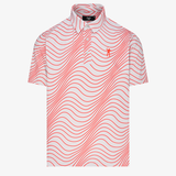 Pumice/Lava Signature Polos - Wave Stripe