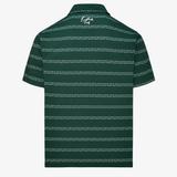Prime Green Signature Polo - ESG Script Stripe