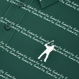 Prime Green Signature Polo - ESG Script Stripe