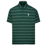 Prime Green Signature Polo - ESG Script Stripe