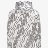 Light Grey/Black Signature Hoodie - Wave Print