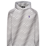 Light Grey/Black Signature Hoodie - Wave Print
