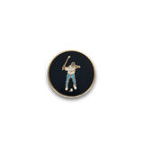 Black/Gold Coin Magnetic Coin Marker