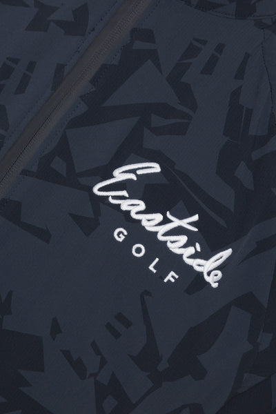 Shatter Print 1/2 Zip Wind Shirt